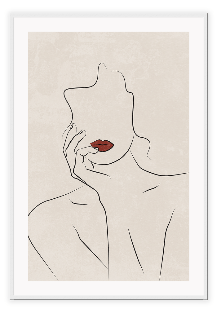 Canvas Print 50x70cm / White Rosetta Rosetta Wall Art : Ready to hang framed artwork. Brand