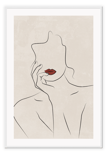 Canvas Print 50x70cm / White Rosetta Rosetta Wall Art : Ready to hang framed artwork. Brand