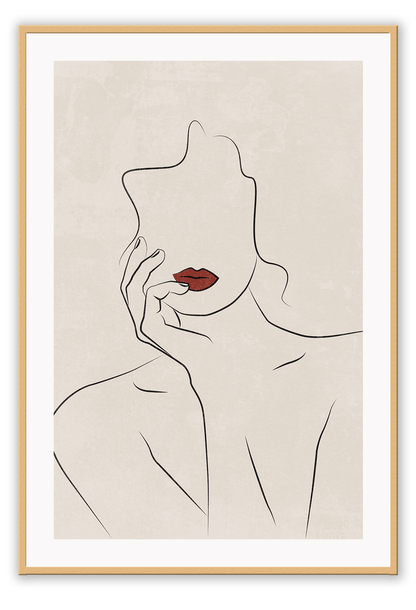 Canvas Print 50x70cm / Natural Rosetta Rosetta Wall Art : Ready to hang framed artwork. Brand
