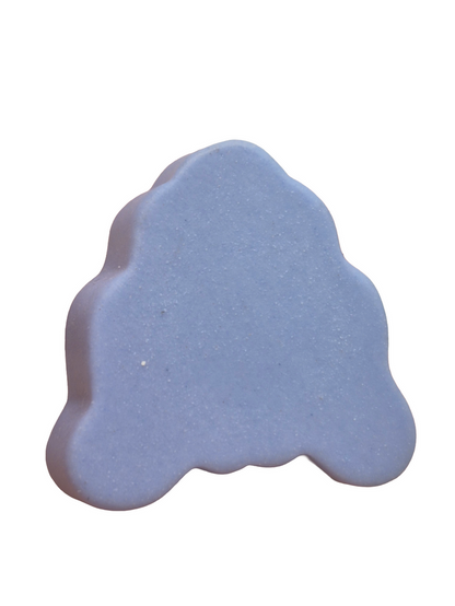 Carol Pongracic – Blue Porcelain Clock w/ White Accents
