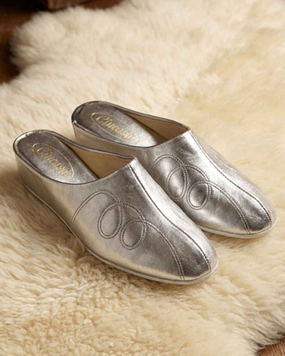 Cassa Slipper - Pewter - Country Collection
