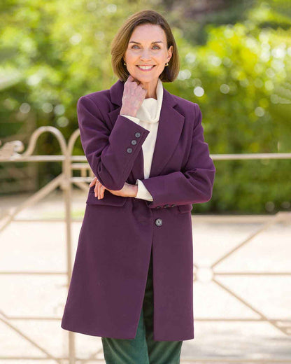 Cassandra Berry Lined Coat - Image 2 - Country Collection