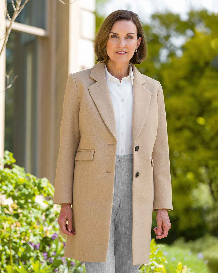 Cassandra Lined Coat - Camel - Country Collection