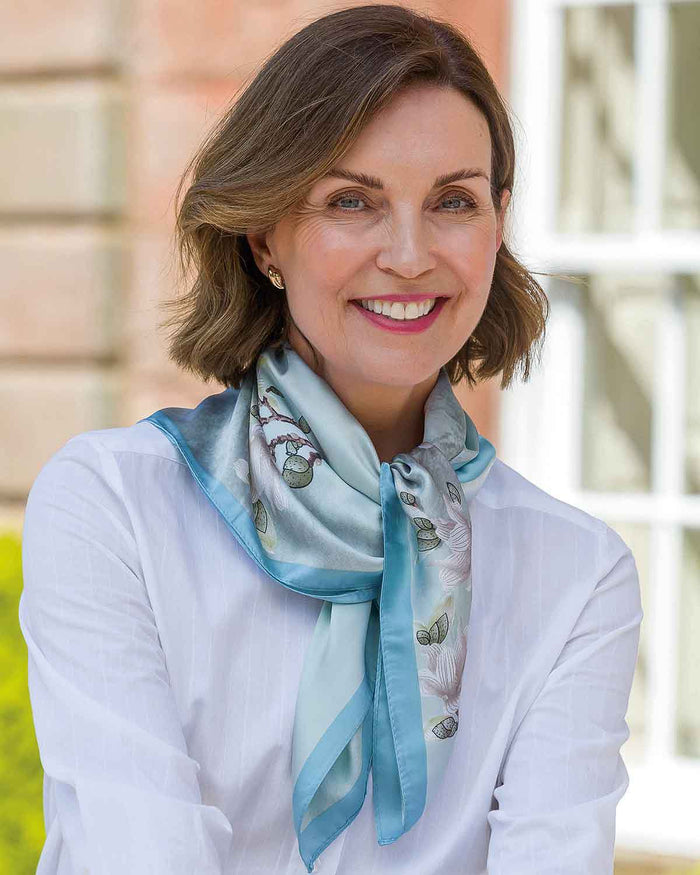 Cecily Floral Polyester Ladies Scarf - Image 2 - Country Collection