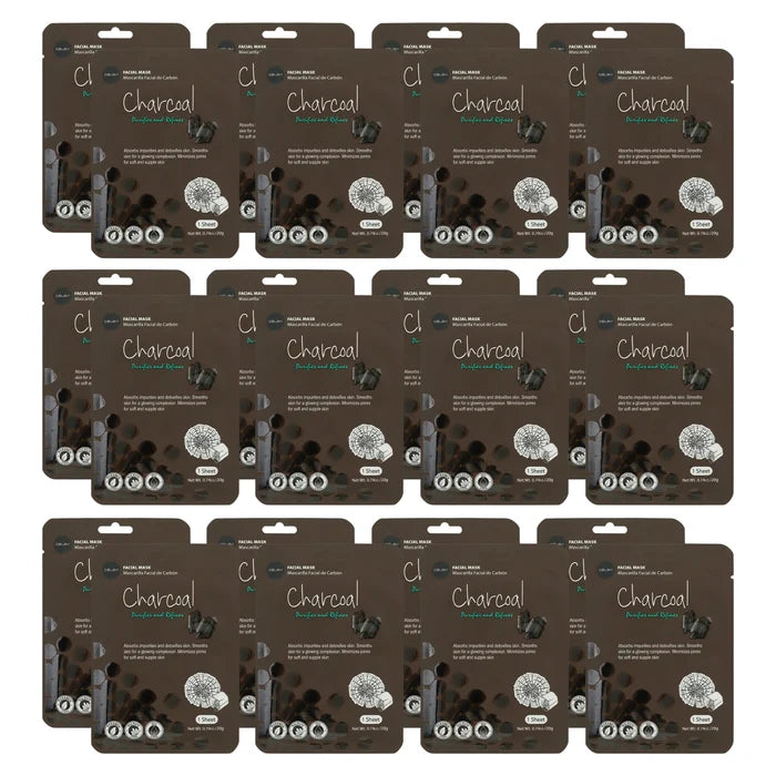 Celavi - Charcoal Facial Sheet Mask – Purifying & Pore-Refining Skincare