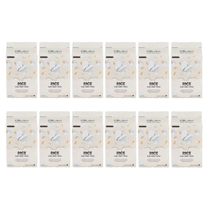 Celavi - Rice Face Sheet Mask Set (5 Count)