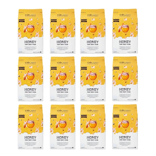 Célavi Honey Face Sheet Mask Pack (5-Count)