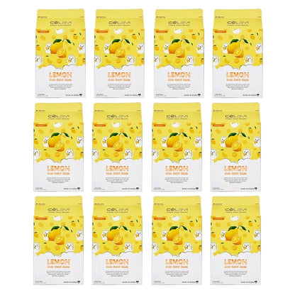 Célavi Vitamin C Lemon Face Sheet Mask Set (5-count)