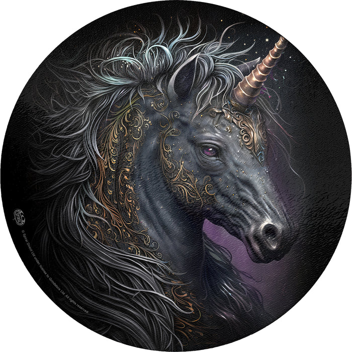 CELTIC UNICORN - Glass Chopping Board (Circular)