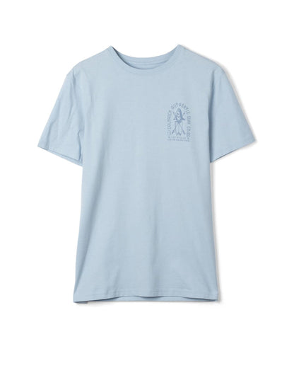 Chad Mens Short Sleeve T-Shirt in Light Blue
