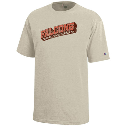Champion Block Falcons Bowling Green Youth Tee