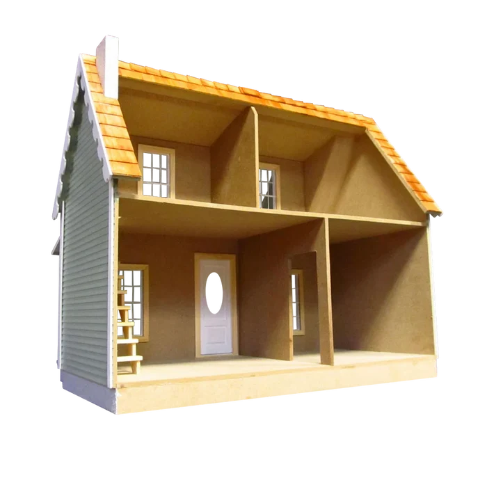 Charlie's Cozy Cottage Dollhouse Kit (Real Good Toys)