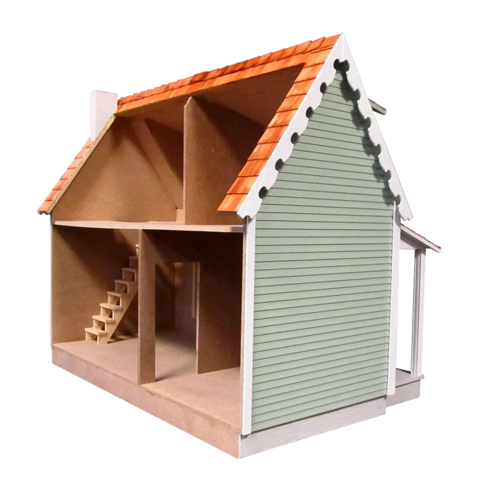 Charlie's Cozy Cottage Dollhouse Kit (Real Good Toys)