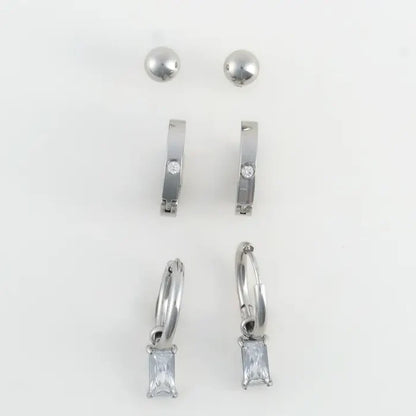 Charm Hoop Earring Trio