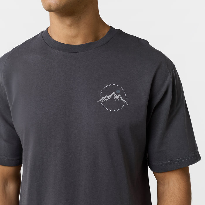 Circular Outdoor Dept T-Shirt | Charcoal