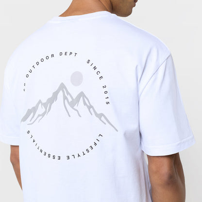 Circular Outdoor Dept T-Shirt | White