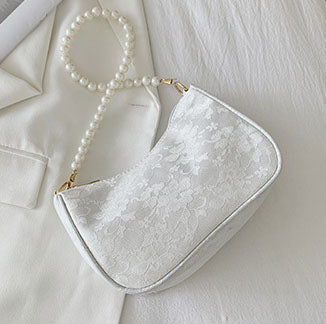 CL1132 - Pearl baguette dumpling bag