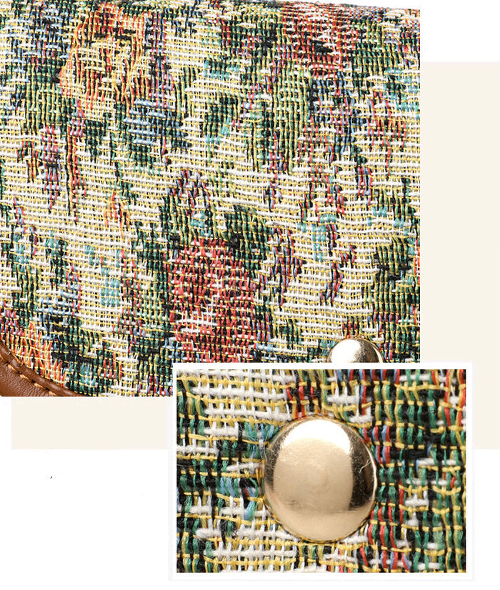 CL1593 - Vintage Floral Messenger Bag