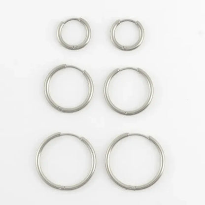 Classic Hoop Earring Trio