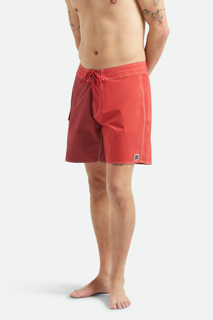 Men's Classic Trunk 17" in the color Adrenaline Rush/Robust Red - Men's Side View
