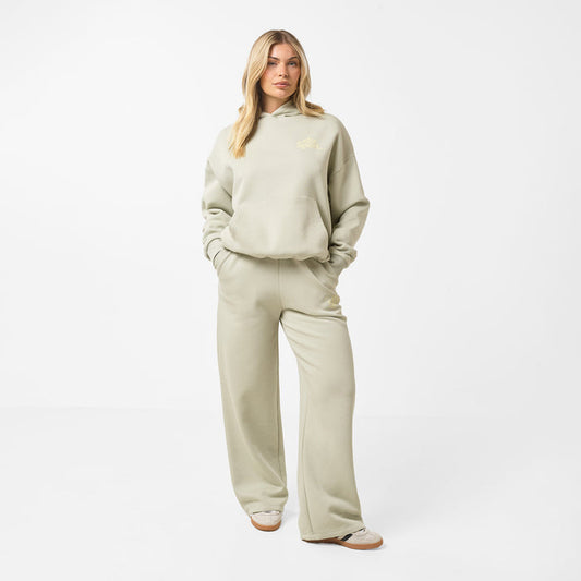 Women's  Pistachio CLSR Sport Open Hem Tracksuit  Closure London  Front View