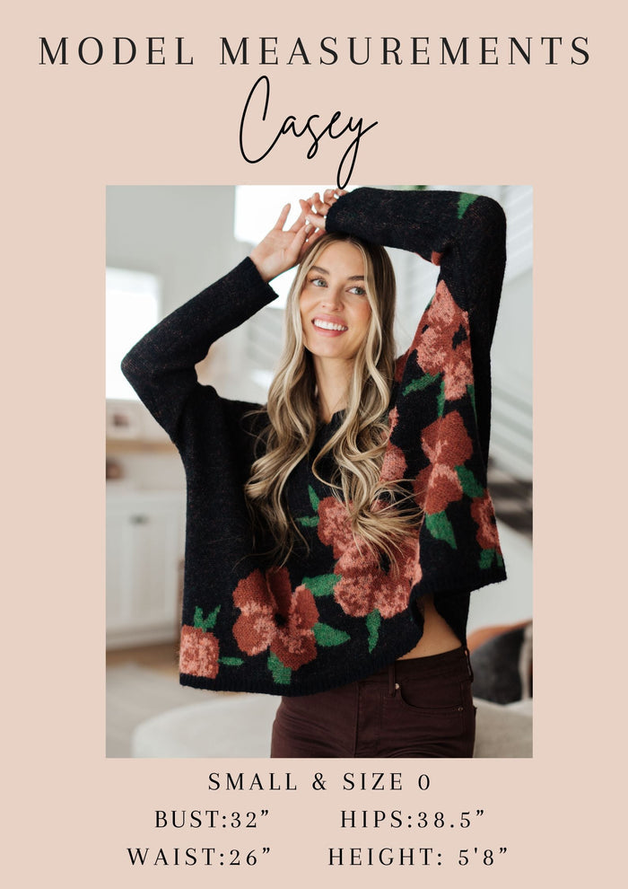 Coastal Ease V-Neck Top in Black