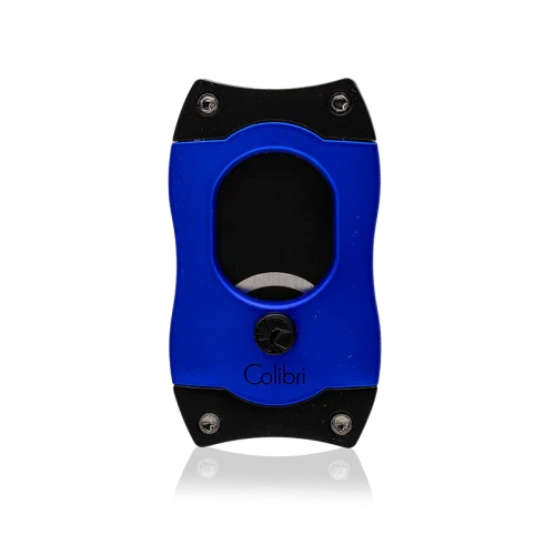 Colibri  Blue and Black Straight Cut Cigar Cutter - CU500T13