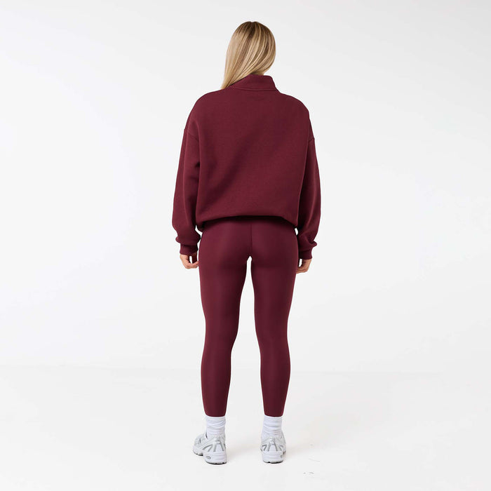 Collegiate 1/4  Zip | Burgundy