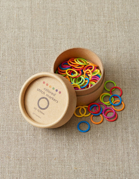 Colored Ring Stitch Markers | Cocoknits