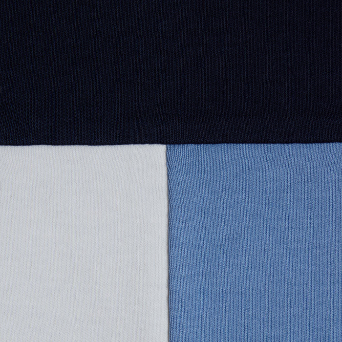Colourblock T-Shirt | Navy/Light Blue/White