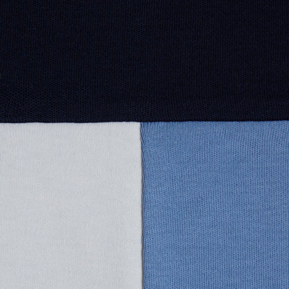 Colourblock T-Shirt | Navy/Light Blue/White