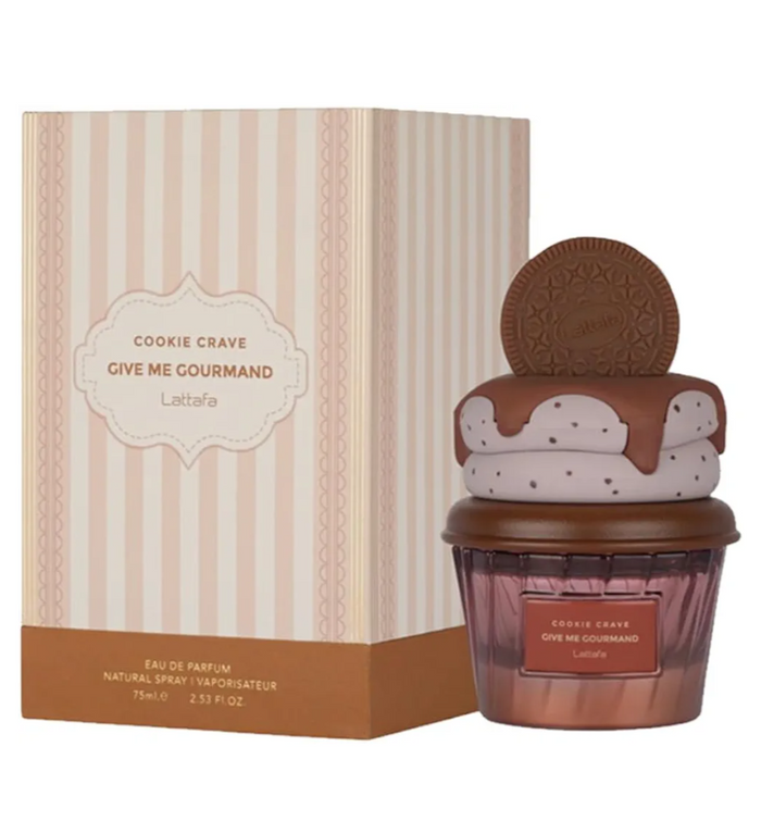 Cookie Grave Give Me Gourmand by Lattafa – EDP 2.53 fl oz / 75ml