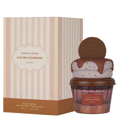 Cookie Grave Give Me Gourmand by Lattafa – EDP 2.53 fl oz / 75ml