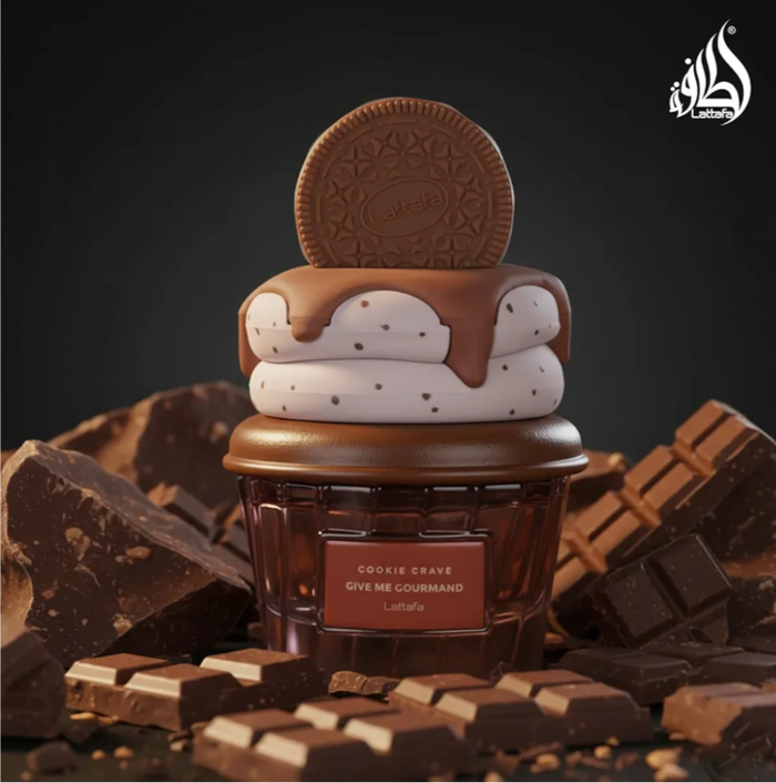 Cookie Grave Give Me Gourmand by Lattafa – EDP 2.53 fl oz / 75ml