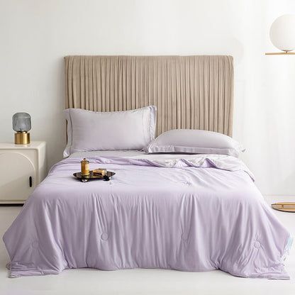 Light purple / 150*200 single summer quilt, 1.1kg