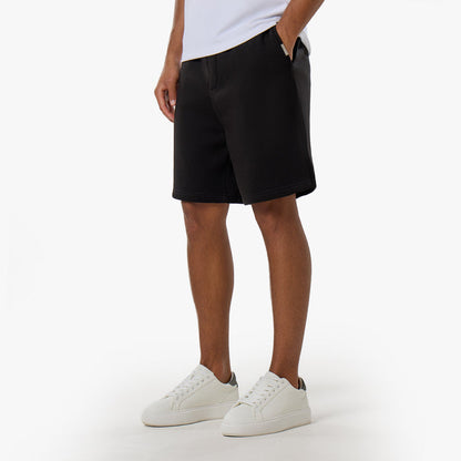 Core Full Zip Loose Fit Short Twinset | Black