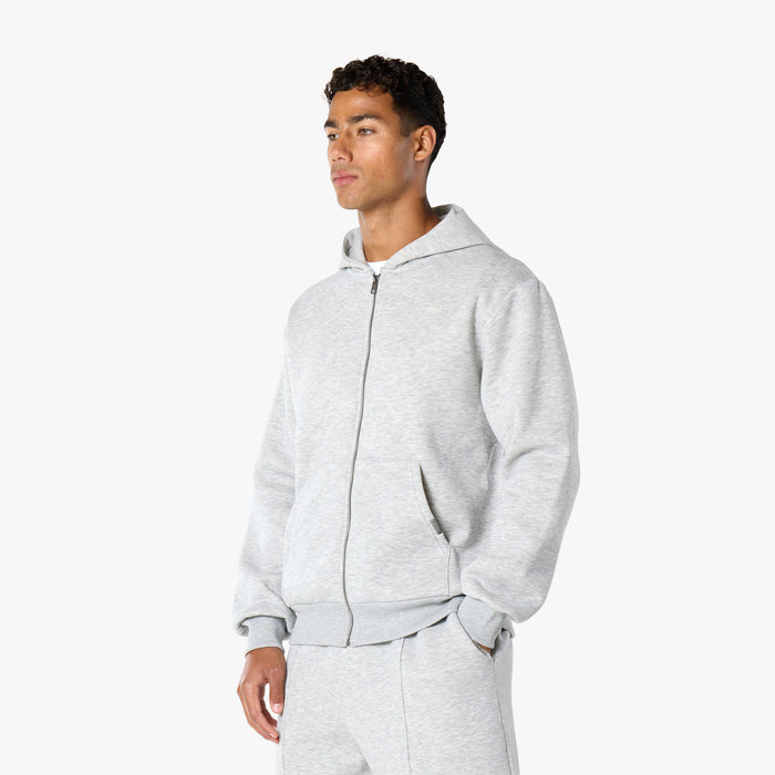 Core Pleat Short FZ Twinset | Grey Marl