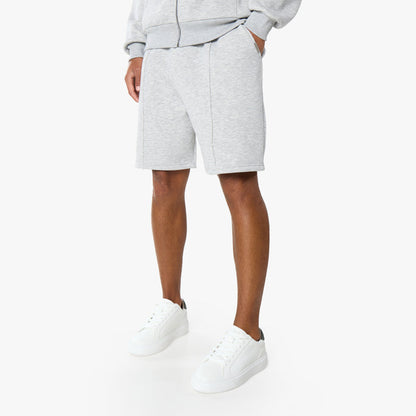 Core Pleat Short FZ Twinset | Grey Marl