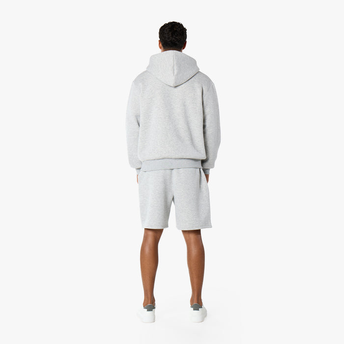 Core Pleat Short FZ Twinset | Grey Marl