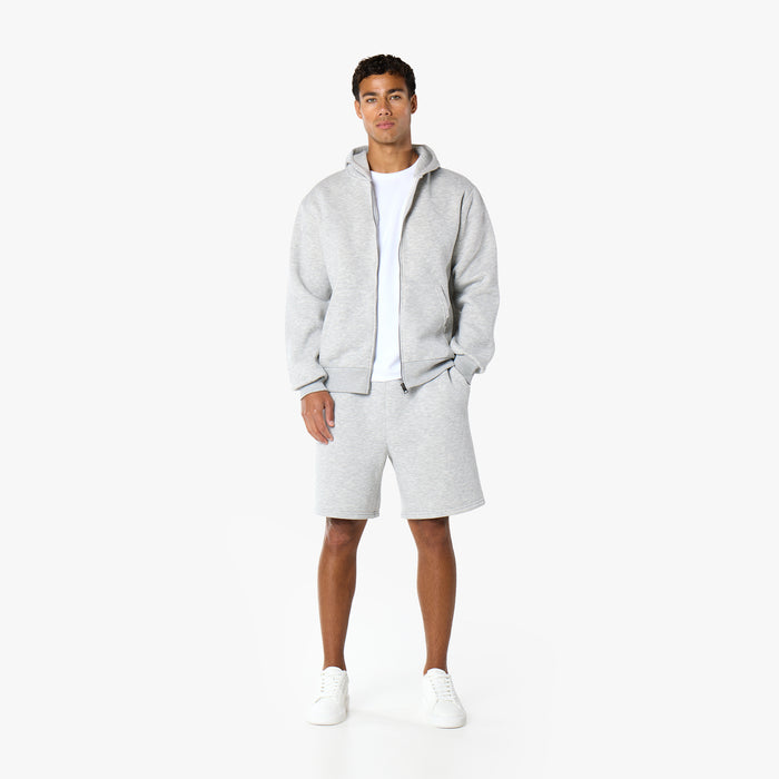 Core Short FZ Twinset | Grey Marl