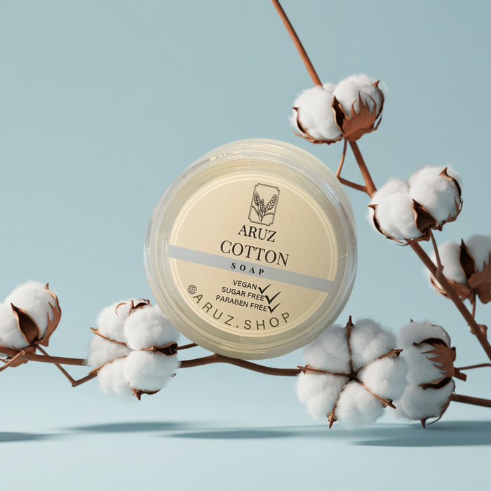 Cotton Body Soap hydrating cleansing bar