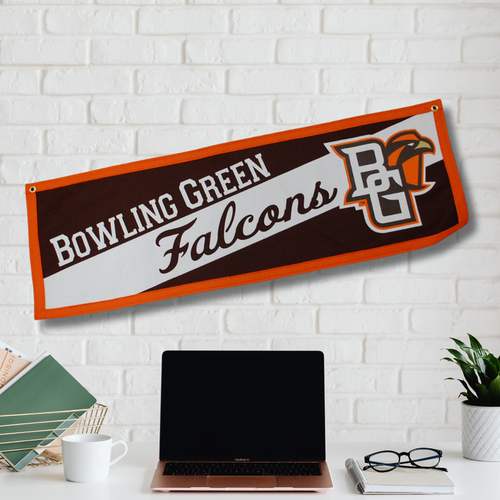 CP Bowling Green Falcons 12x36 Flock Plus Banner