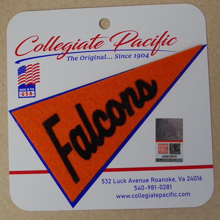CP Falcons Mini Orange Pennant Magnet