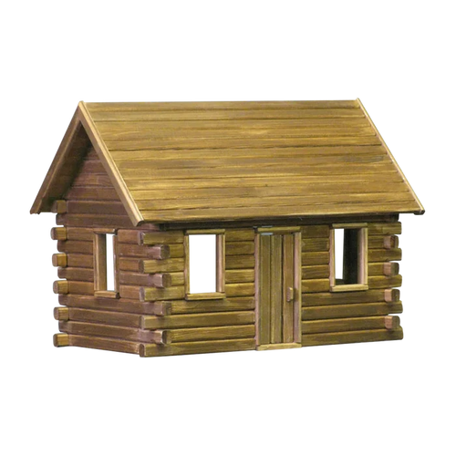 Crockett's Log Cabin Dollhouse Kit (Real Good Toys)