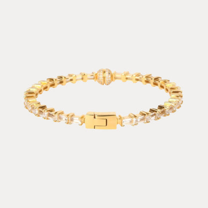 Clear Baguette Crystals Aurora Bracelet | BuDhaGirl