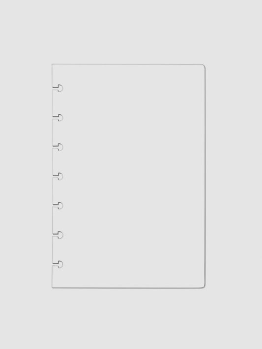 Crystal Clear Discbound Notebook Cover displayed on a neutral background.