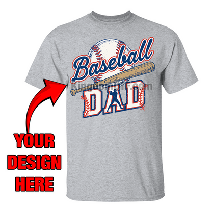 Custom T-shirt (Your Design Printed): Gildan G500 Heavy Cotton (5000) - Unisex Adult T-Shirt 5.3 oz