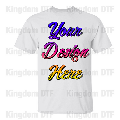 Custom T-shirt (Your Design Printed): Gildan G500 Heavy Cotton (5000) - Unisex Adult T-Shirt 5.3 oz