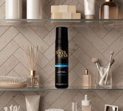 Dark Self Tanning Foam & Application Mitt Bundle