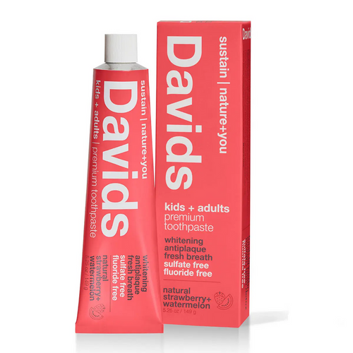 Davids Kids + Adults Premium Toothpaste - Strawberry Watermelon